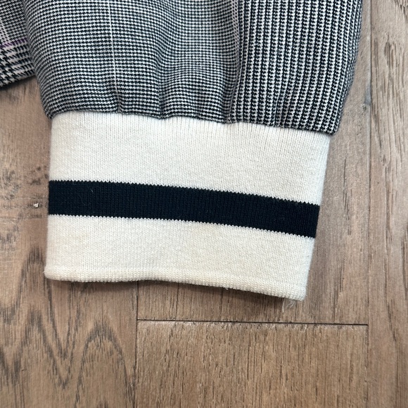 Who What Wear Gray Plaid Bomber Jacket Size 1X - Picture 8 of 14